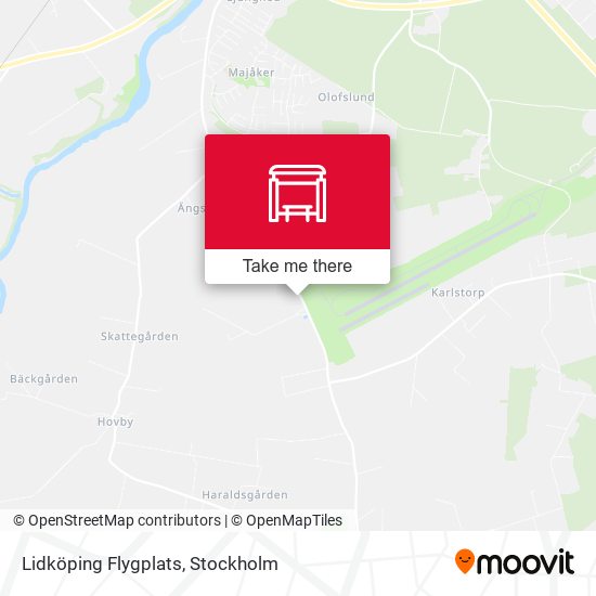 Lidköping Flygplats map