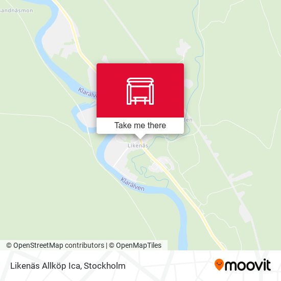 Likenäs Allköp Ica map