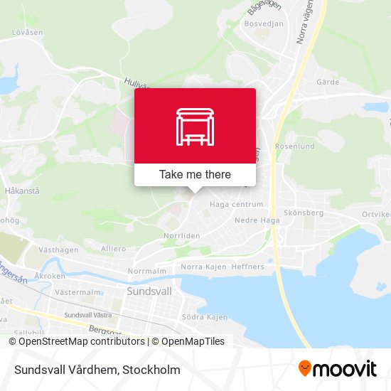 Sundsvall Vårdhem map