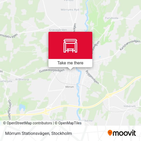 Mörrum Stationsvägen map