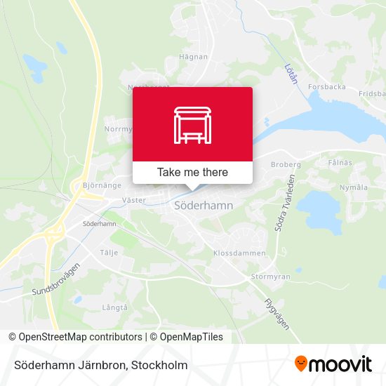 Söderhamn Järnbron map
