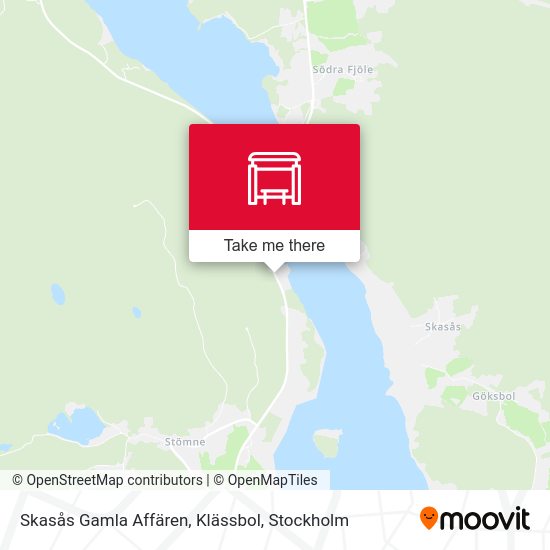Skasås Gamla Affären, Klässbol map