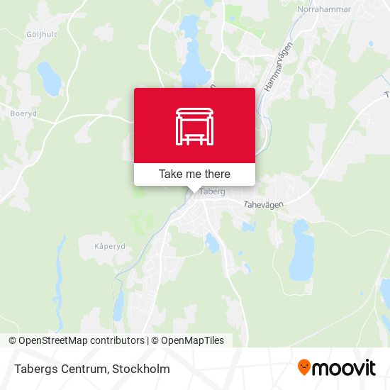 Tabergs Centrum map