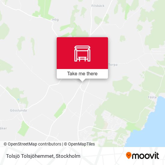 Tolsjö Tolsjöhemmet map
