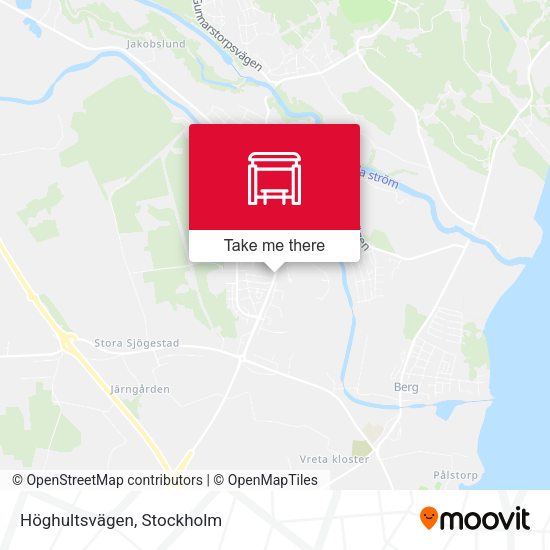 Höghultsvägen map