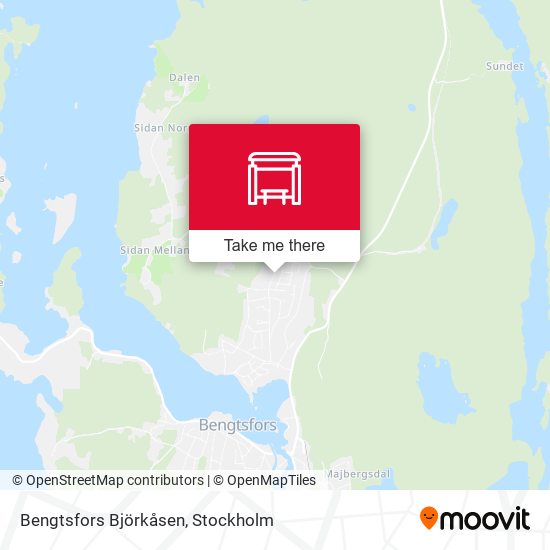 Bengtsfors Björkåsen map