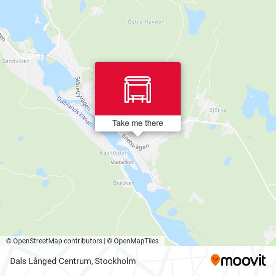 Dals Långed Centrum map