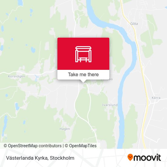 Västerlanda Kyrka map