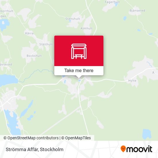 Strömma Affär map