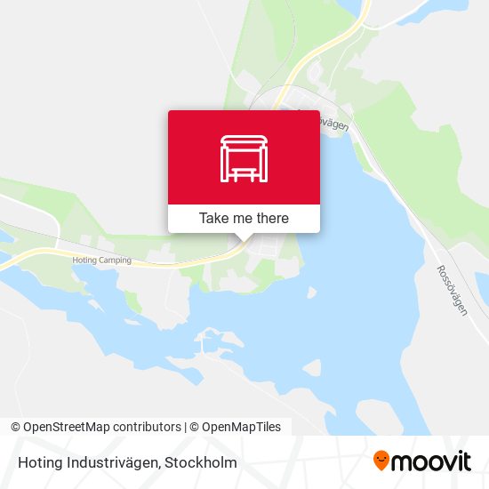 Hoting Industrivägen map