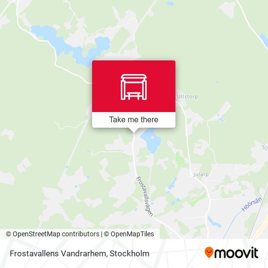Frostavallens Vandrarhem map
