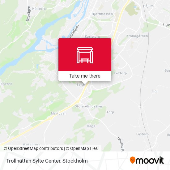 Trollhättan Sylte Center map