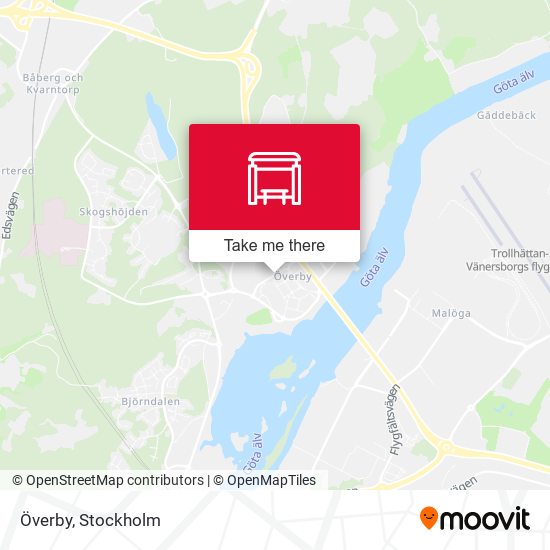 Överby map