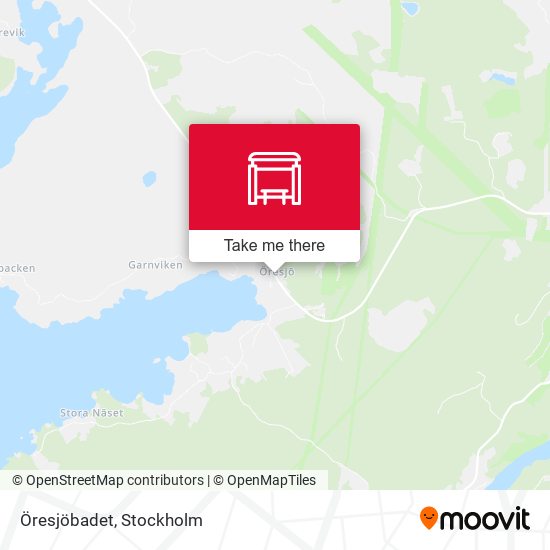 Öresjöbadet map