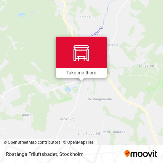 Röstånga Friluftsbadet map