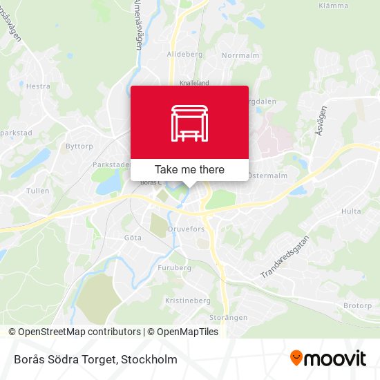 Borås Södra Torget map