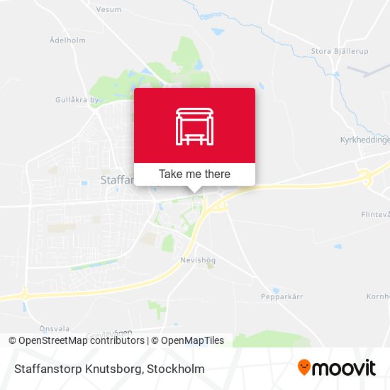 Staffanstorp Knutsborg map