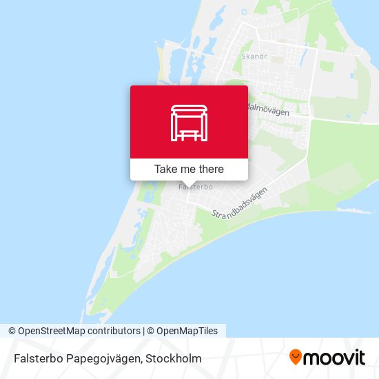 Falsterbo Papegojvägen map