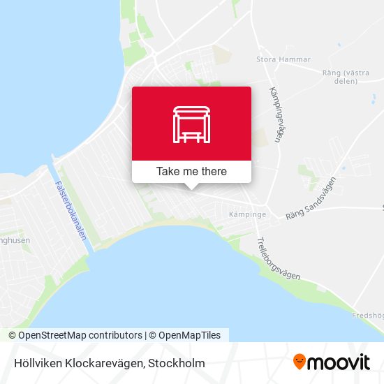 Höllviken Klockarevägen map