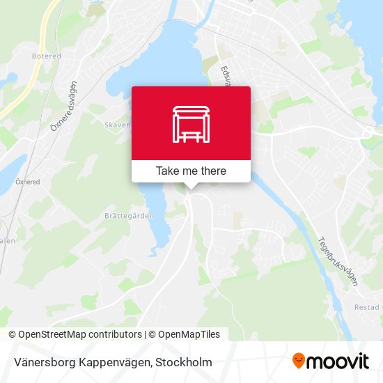 Vänersborg Kappenvägen map