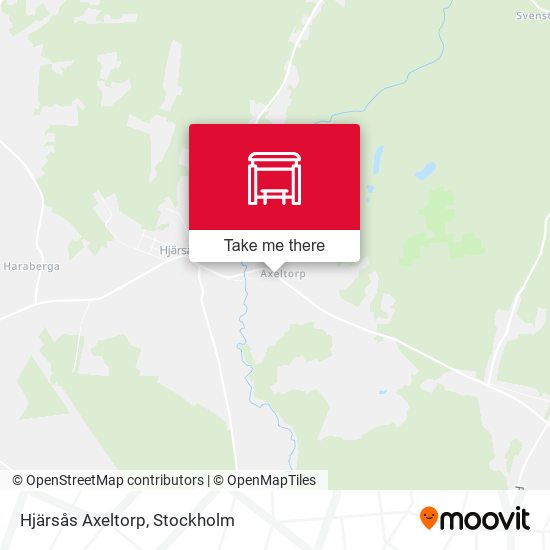 Hjärsås Axeltorp map