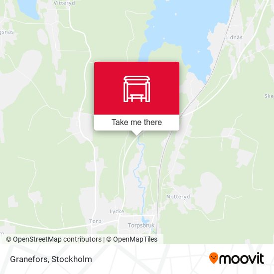 Granefors map