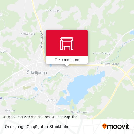 Örkelljunga Onsjögatan map