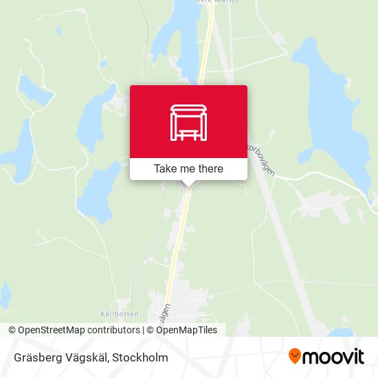 Gräsberg Vägskäl map