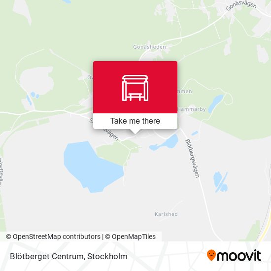 Blötberget Centrum map