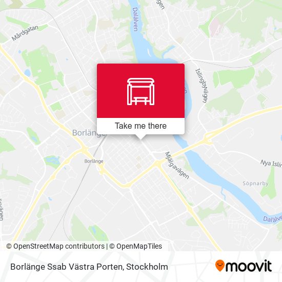 Borlänge Ssab Västra Porten map
