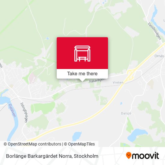 Borlänge Barkargärdet Norra map