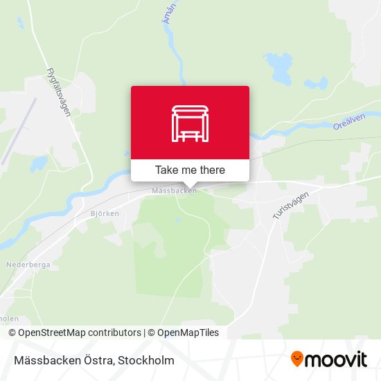 Mässbacken Östra map