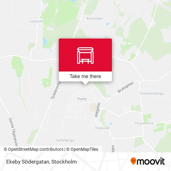 Ekeby Södergatan map