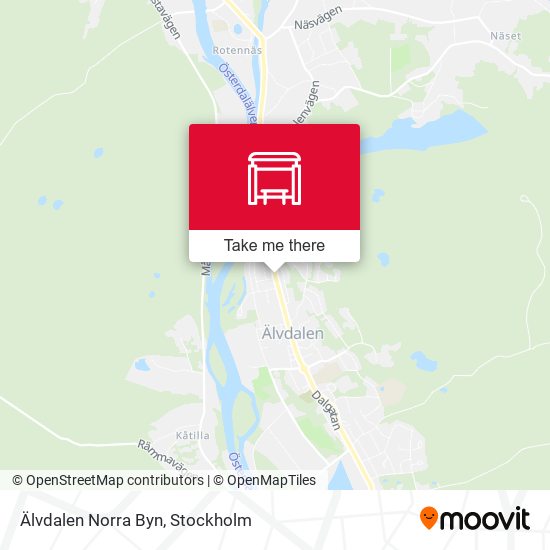 Älvdalen Norra Byn map