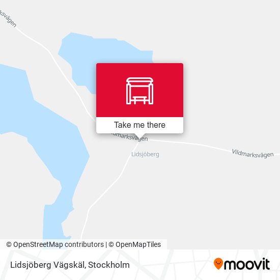 Lidsjöberg Vägskäl map