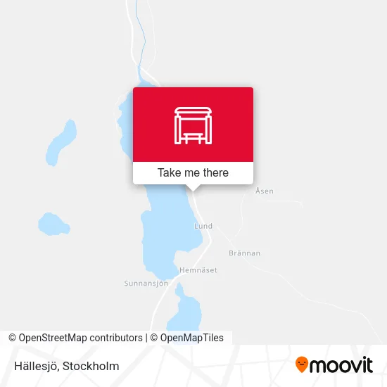 Hällesjö map