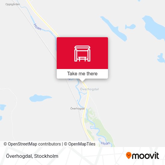 Överhogdal map