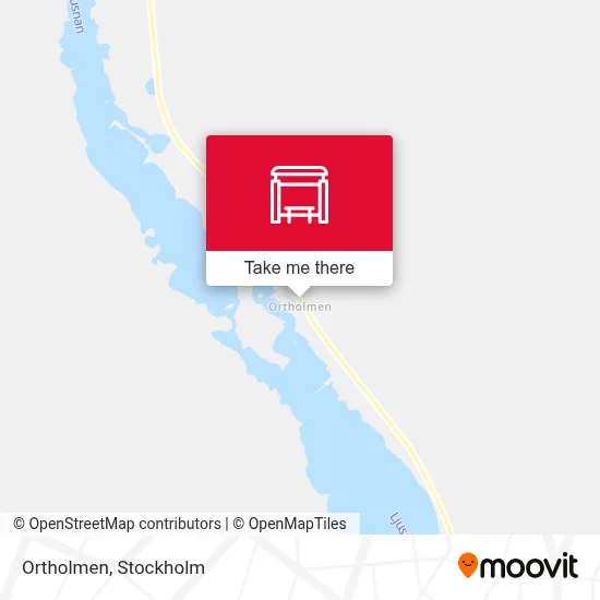 Ortholmen map