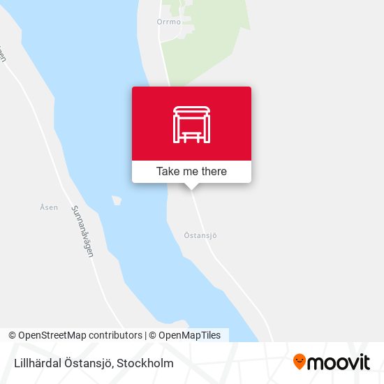 Lillhärdal Östansjö map