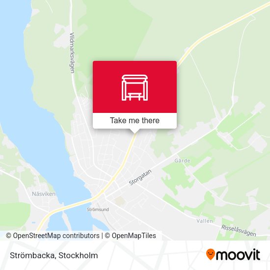 Strömbacka map