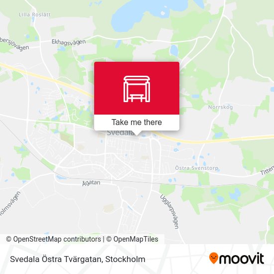 Svedala Östra Tvärgatan map