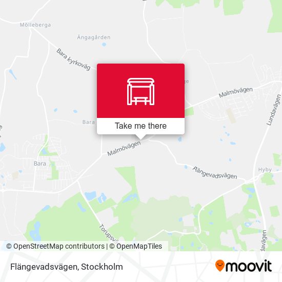 Flängevadsvägen map