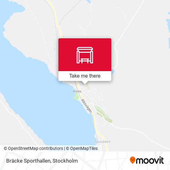 Bräcke Sporthallen map