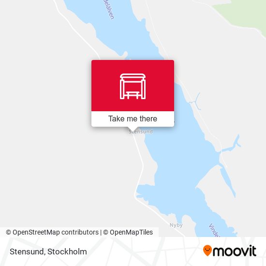 Stensund map