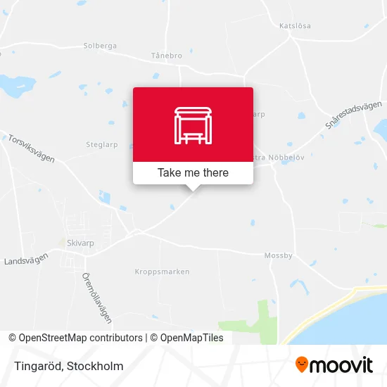 Tingaröd map