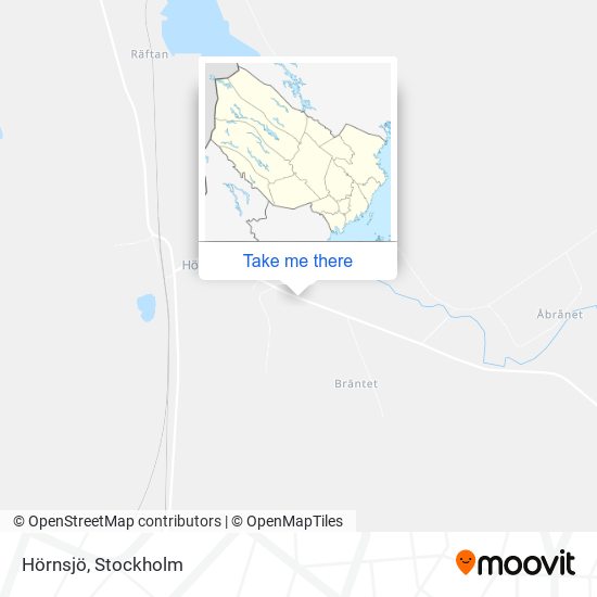 Hörnsjö map