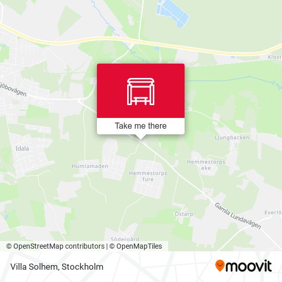 Villa Solhem map