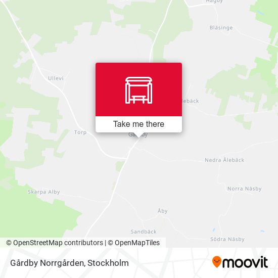 Gårdby Norrgården map