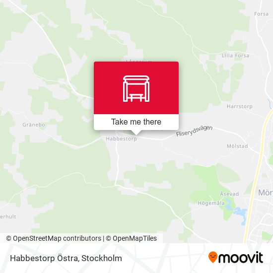 Habbestorp Östra map