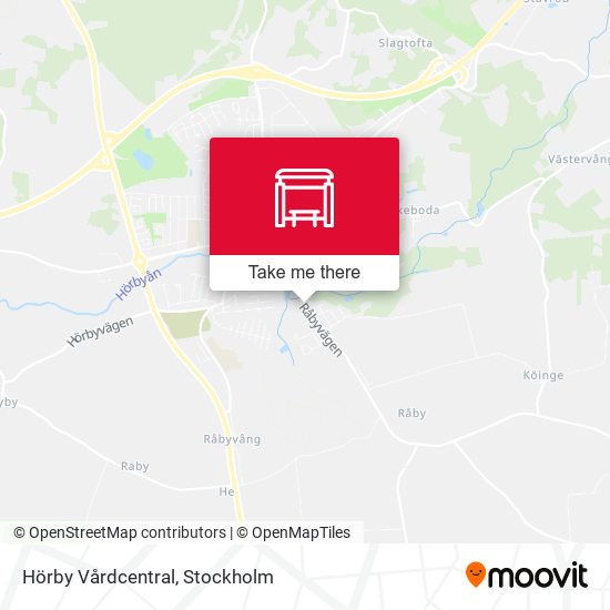 Hörby Vårdcentral map